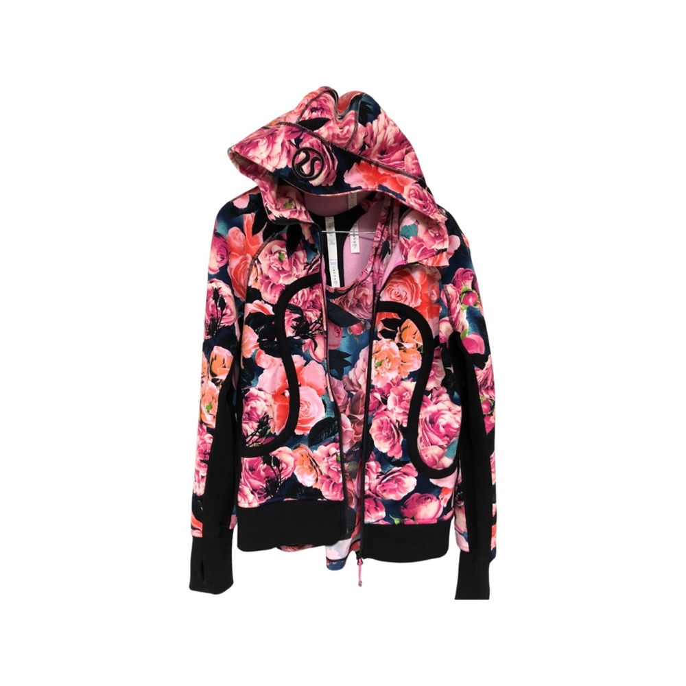 Lululemon scuba hoodie and matching tank Secret Garden Pink Set